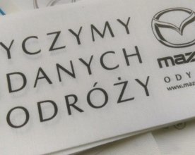 naszywka na taśmie bawełniano nylonowej