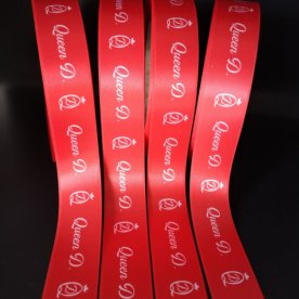 taśma satynowa z nadrukiem